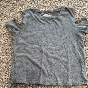 OG Hollister open shoulder cropped shirt